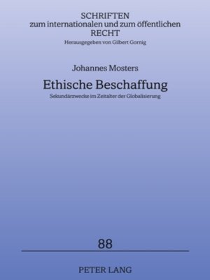 cover image of Ethische Beschaffung